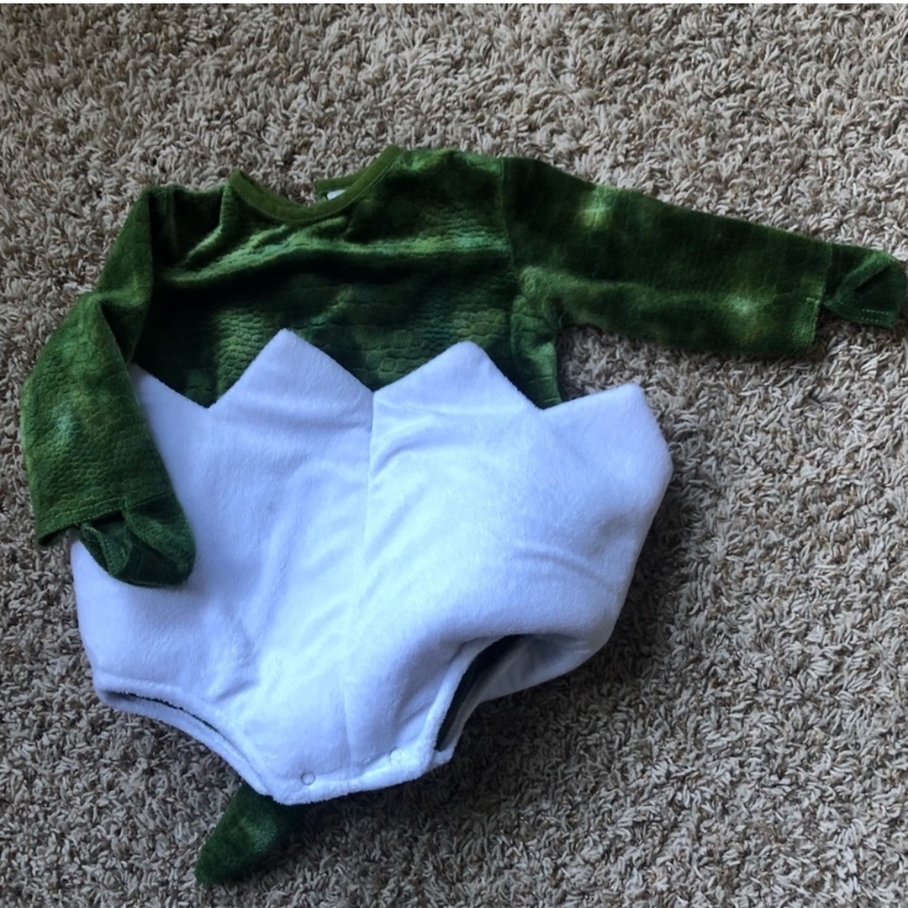Pottery Barn kids Hatching Dinosaur Costume  6-12 months.  Body only.  VGC
